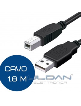 CAVO USB 2.0 A/B M/M 1.8Mt...